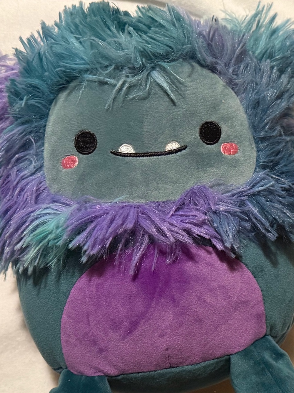 Squishmallows JT Teal, Purple & Pink Plush Monster